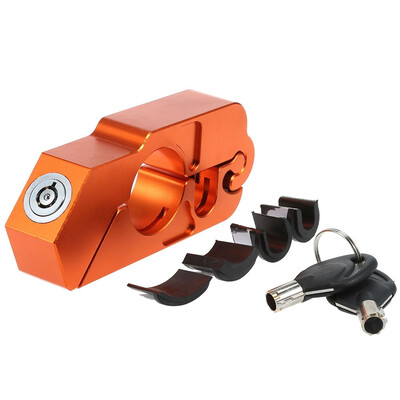 

Universal Motor Motorcycle Handlebar Lock for Security Theft Protection aluminum alloy material Plating color Needle lock design