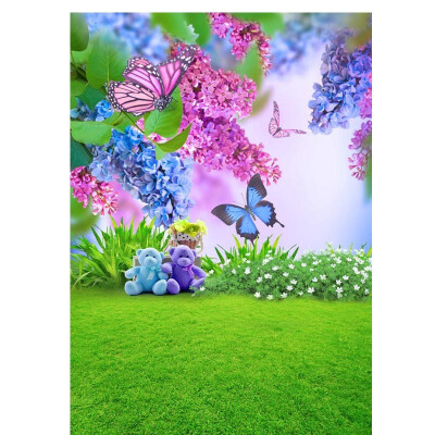 

Butterfly Girls Photo Backdrop 57FT Vinyl Fabric Cloth Digital Printing Photo Background s-977