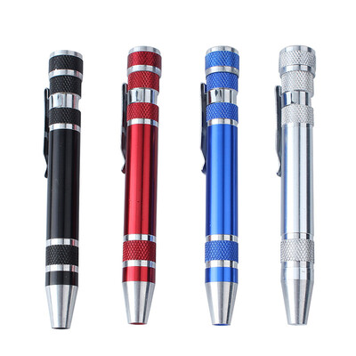 

MyMei 1шт точности мини 8 в 1 бита Шлицевая крестовая Отвертка ручка набор ремонтных инструментов