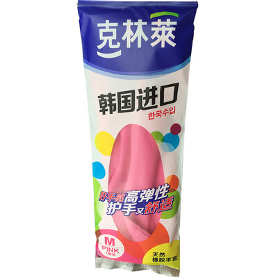 

Jingdong Supermarket Kelin South Korea imported gloves rubber gloves clean gloves household gloves washing dishes gloves medium  CR-2