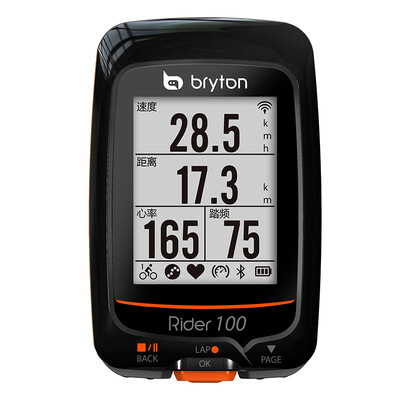 

Pui Rui Teng Bryton R100E Китайский GPS-код беспроводной таблицы Bluetooth APP автоматический ночной свет горная дорога велосипедная поддержка сердечного ритма беговая дорожка