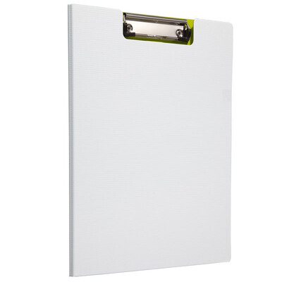 

Comix) A5305 Central Grid series folder / folder A4 double folding board clip red