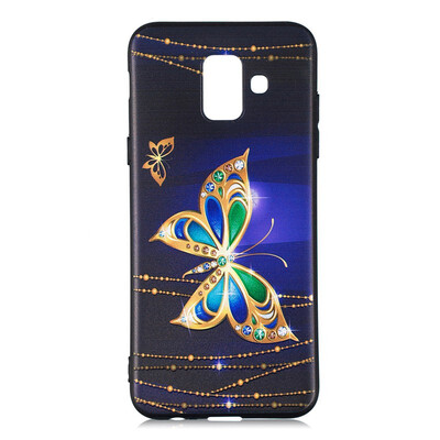 

Samsung Galaxy A6 2018 Case Embossed Soft TPU Shockproof Print Protective Cover