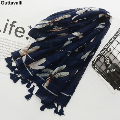 

Гуттавалли Женщины Весна Стрекоза Животные Кисточки Длинная шаль Женское крыло Печать Обертывания Шеврон Солнцезащитный крем Мягкая свежая полоса Шарфы