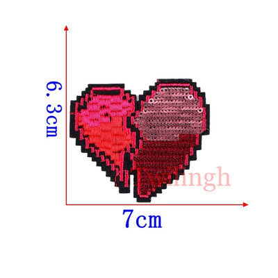 

1 pcslot Brand Embroidered Patches Crown Cactus Star Sequin Patch Iron On Fabric Badge Sew On Clothes Appliques DIY Stickers