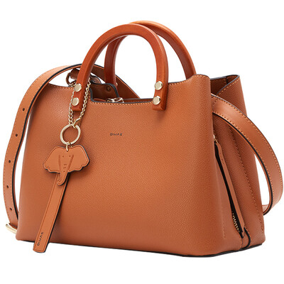 

OIWAS women Handbag crossbody bag Shoulder Bag Waterproof PU wooden handle