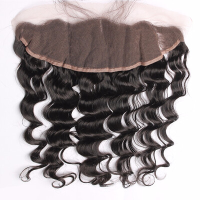 

Amazing Star Loose Wave Frontal Brazilian Virgin Hair Loose Wave Lace Closure 13x4 Pre Plucked with Baby Hair Top Frontal
