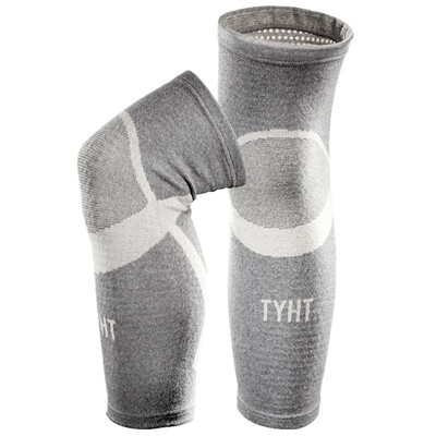

Tianyi Huatai Luo Ma Ma far infrared self-heating old cold legs lengthening knee and knee men and women warm knee leggings light gray L