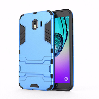 

WIERSS Shockproof Hard Phone Case for Samsung Galaxy J4 2018 J400 SM-J400F J400G 55" Combo Armor Case Back Cover Fundas Capa