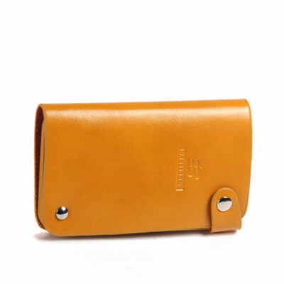 

Women Card Holders Long Women Korean Ultra-thin Vertical Leather Wallet