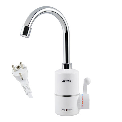 

ATWFS Tankless Electric Newest Water Heater Kitchen Instant Hot Water Tap Heater Electric Water Faucet Instantaneous Heater3000w