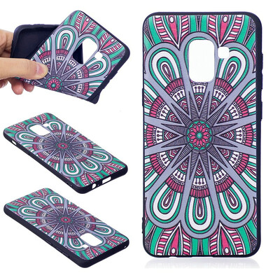 

BEFOSPEY Painting Relief Protective Soft TPU Case For Samsung Galaxy A8201856