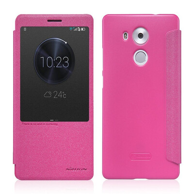 

MOONCASE окна дизайн жесткого Side Flip премиум - пу - кожа тонкий корпус для покрытия Huawei Ascend Mate 8