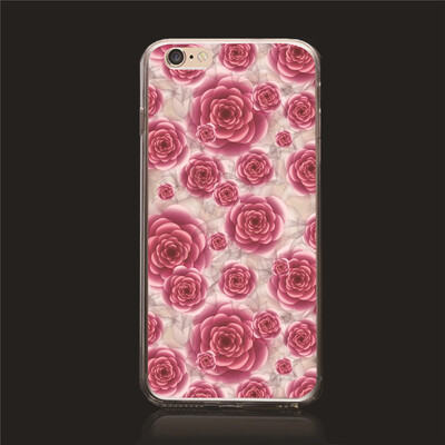 

Painted Flowers Matte Case for iPhone 5 5s 6 6Plus