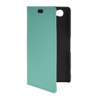 

MOONCASE Slim Leather Flip Wallet Card Pouch with Kickstand Shell Back ЧЕХОЛ ДЛЯ Sony Xperia A2 Mint Green