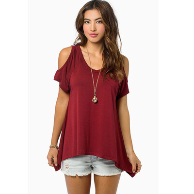 

Naixini Woman'S Short-Sleeved V-Neck Strapless Fishtail Hem Irregular
