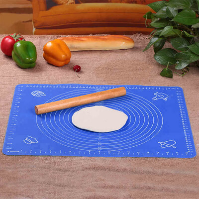

Silicone Roll Cut Mat Rolling Cutting Pad Fondant Cake Dough Decorating Tool