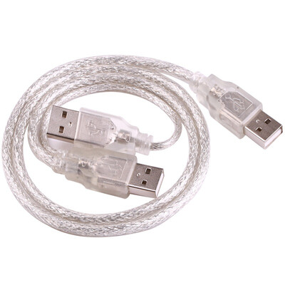 

Shanze (SAMZHE) UK-9007 USB2.0 высокоскоростной мобильный жесткий диск для передачи данных USB дополнительный источник питания 2 AM / AM 0,7 метра (3 порта USB)