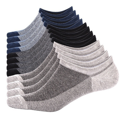 

ASTARIN 6 Pairs Knit Flexible Low Cut Casual Ankle Socks Short Comfortable Cotton Athletic Sock with Non-slip Silicone