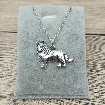 

New Rough Collie Necklace Trendy Style Rough Collie Pendant Necklace Women Fashion Rough Collie Jewellery Pet Dog Jewellery