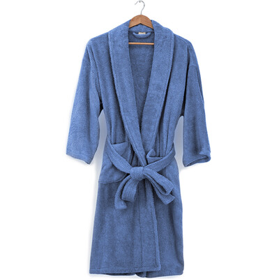 

SANLI hooded belt thick cotton bathrobe