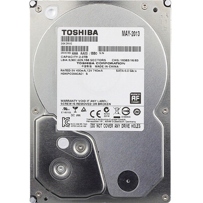 

Toshiba (TOSHIBA) 3TB 7200 RPM 64M SATA3 Настольный жесткий диск (DT01ACA300)