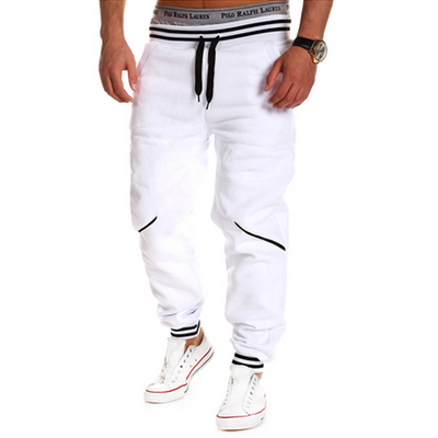 

Zogaa New Men's Pants Splice Sports Casual Contrast Color