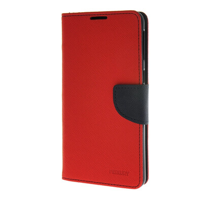 

MOONCASE Splice Color Leather Wallet Flip Card Slot Bracket Back Case Cover for HTC Desire 826 Red
