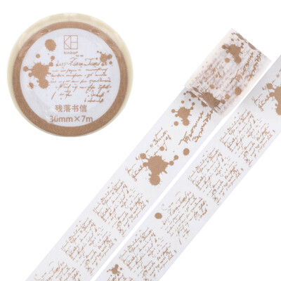 

Kinbor PDA&paper tape 10mm7mhand book sticker color tape gold border DTB64258