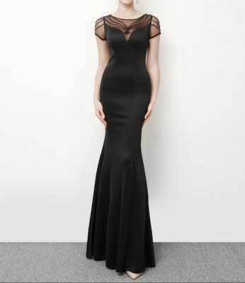 

Bride Toast Dress Slim Fishtail Red Wedding Dress