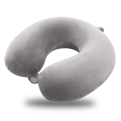 

Nine hundred WY-1809 U-shaped pillow neck pillow aircraft travel u-shaped pillow memory cotton car headrest car with pillow nap pillow lunch break pillow gray