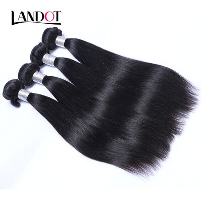 

8A Cambodian Virgin Hair Straight Natural Black Color 100 Human Hair Weaves 4 Bundles Lot Cambodian Remy Hair Extensions Can Dye