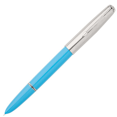 

Hero HERO 616 medium blue dark tipped gold pen ink pen student