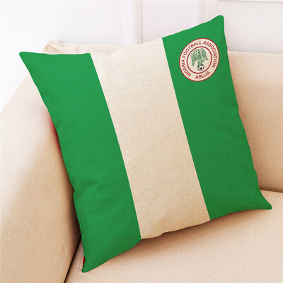 

Russia World Cup 2018 32 Teams Logo Cotton&Linen Pillowcase Bar Club Sofa Pillow Pillow Fans Souvenir