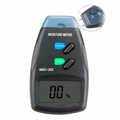 

10PCS MD-2G 5-40 Digital Wood Moisture Meter 2-Pin Timber Detector Bamboo Damp Tester Hygrometer Humidity Analyzer
