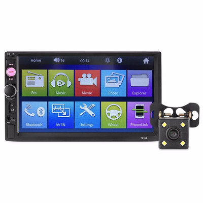 

Universal 7010B 7 inch Bluetooth FM Radio Car MP5 Player with 720P Camera