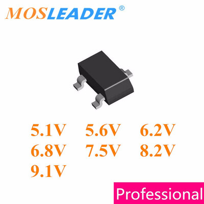 

Mosleader 3000PCS SOT23 BZX84C5V1 51V BZX84C5V6 56V BZX84C6V2 62V BZX84C6V8 68V BZX84C7V5 75V BZX84C8V2 82V BZX84C9V1 91V