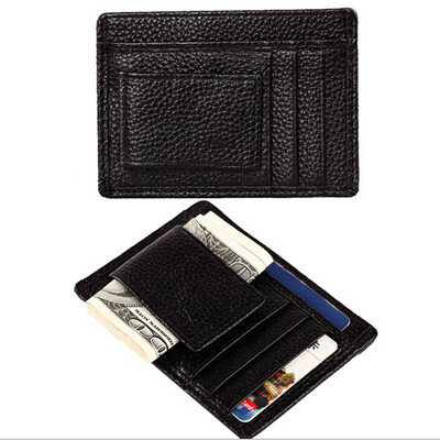 

Blue Crystal Кожа 2 цвета Мужчины Бизнес ID владельца кредитной карты бумажник кошелек чемодан Pocket Мужская кошелек кошелек