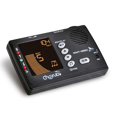

Cherub WMT-555C guitar uverry violin tuner tuner universal electronic vocal metronome black