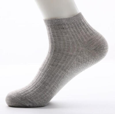 

Spring&summer mens socks cotton socks odor-absorbent breathable double needle socks all 5 pairs of shipments can be freely co