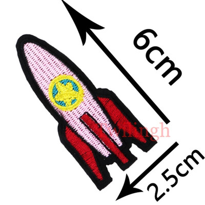 

Twilingh 1pcs Embroidery Patches Outer Space Planet Pattern Letter Iron On Patches For Clothes Badges Sticker For Jeans