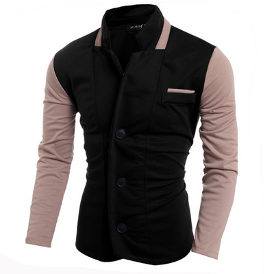 

Zogaa New Men's Suit Fashion Casual Color Matching