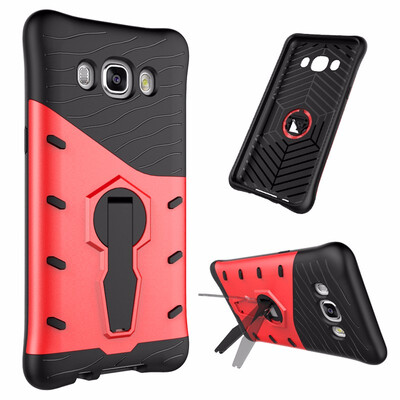 

Goowiiz Phone Case For Samsung Galaxy J310 J3 2016J510 J5 2016 Luxury Armor TPUPC Silicone Hard Bracket