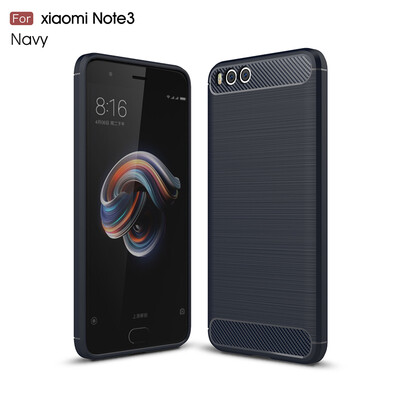 

Goowiiz Phone Case For Xiaomi Mi Note 2Note 3 Fashion Slim Carbon Fiber TPU Soft Silicone Prevent falling