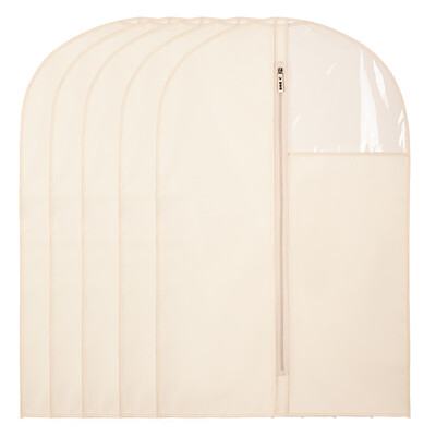 

Herb Garden Oxford cloth dust cover storage bag water laundry sorting bag hanging bag medium 5 beige