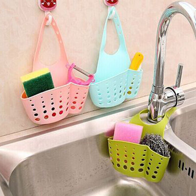 

Cntomlv Kitchen Hanging Drain Bag Basket Bath Storage Gadget Tool Sink Holder Bathroom Soap Hanging Shelving Water Faucet Laundry