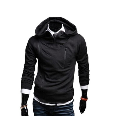 

Zogaa New Mens Hoodie False Two Piece Fashion Slim