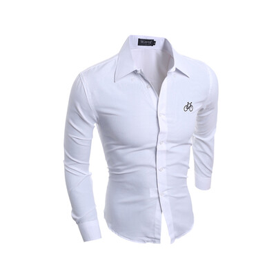 

Zogaa New Men' Shirt Easy-care Fringe Korean