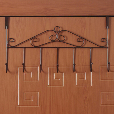 

[Jingdong supermarket] Sheng silk Shang Shang door after the nail-free hook Hook Hanger Coat Hood 7 hook monochrome 4 only installed white