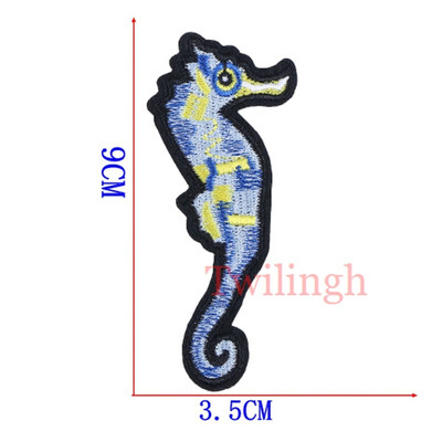 

twilingh Patches Sewing Iron-On Accessories Patchworks Skull Embroidered Sequined Patches For Clothing